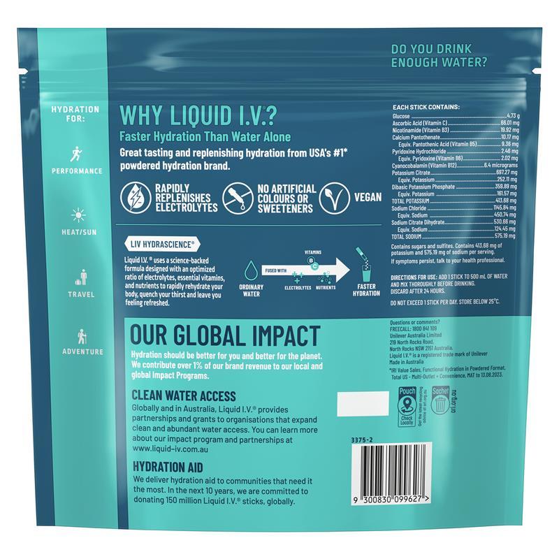 Liquid IV Hydration Watermelon 24 Sachets