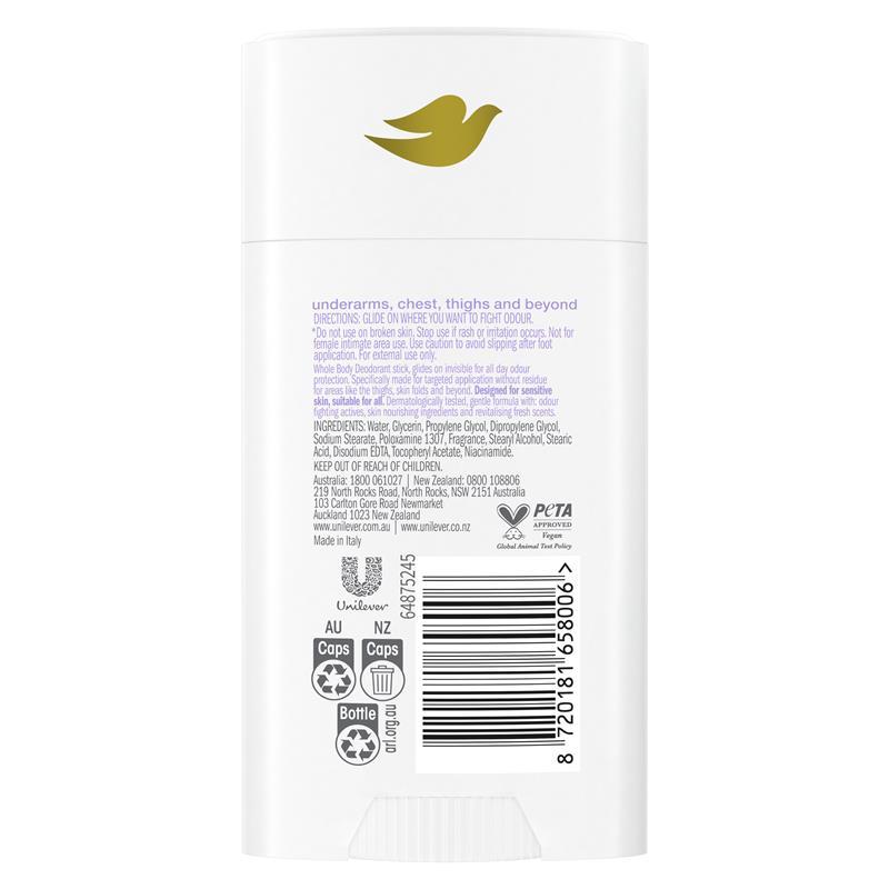 Dove Women Whole Body Deodorant Stick Lavender & Camomile 81g