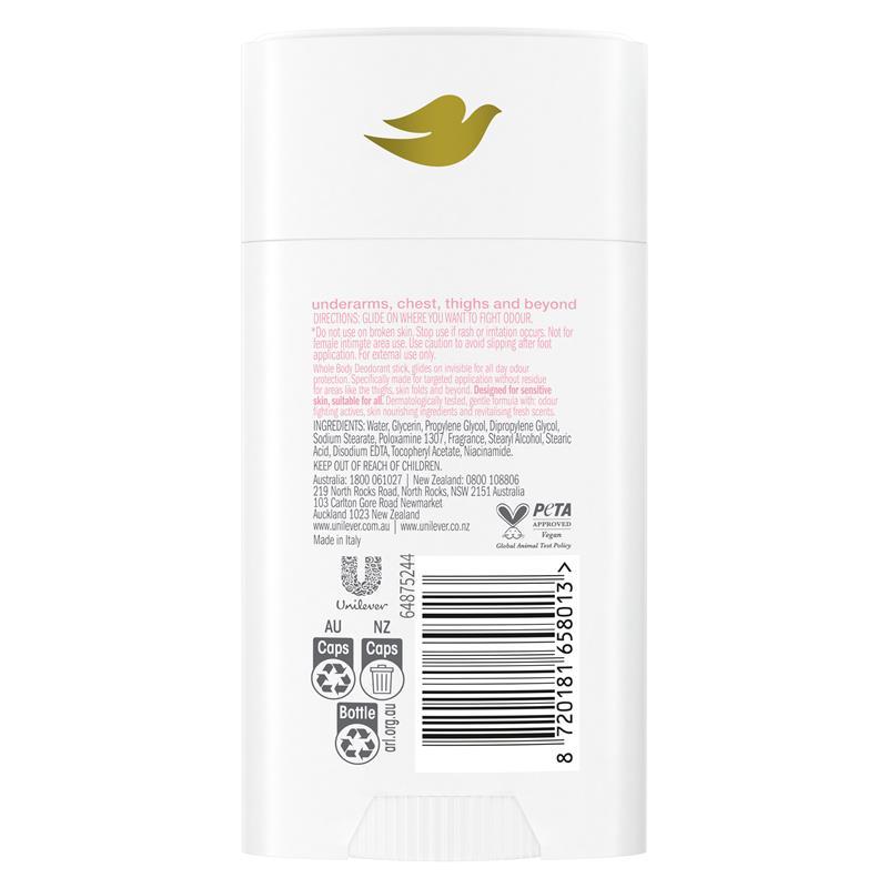 Dove Women Whole Body Deodorant Stick Raspberry & Rose 81g