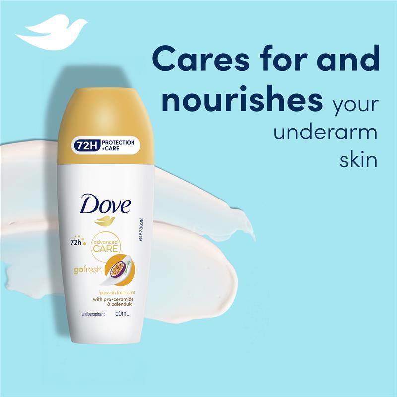 Dove Women Advanced Care Antiperspirant Deodorant 72h Roll On Passionfruit 50ml