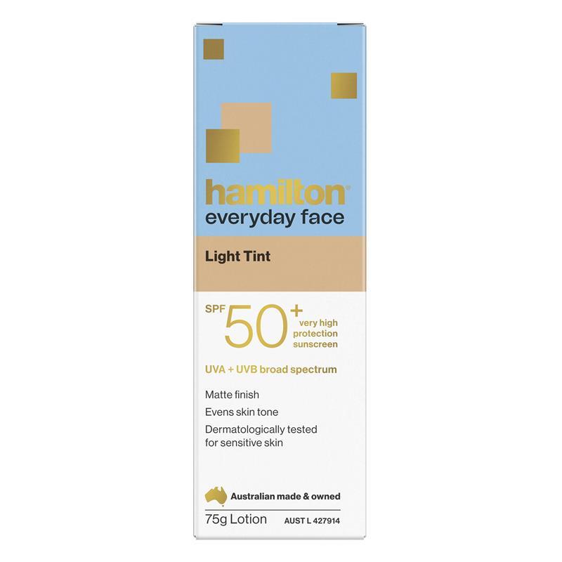 Hamilton Sun Everyday Face Light Tint SPF50+ 75g