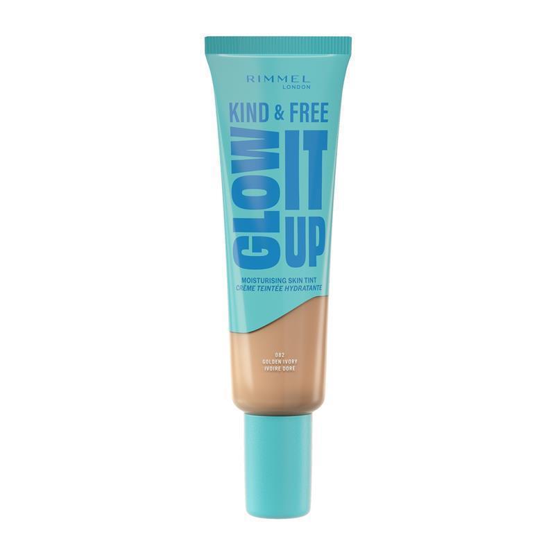 Rimmel Kind & Free Glow It Up Moisturising Skin Tint 082 Golden Ivory