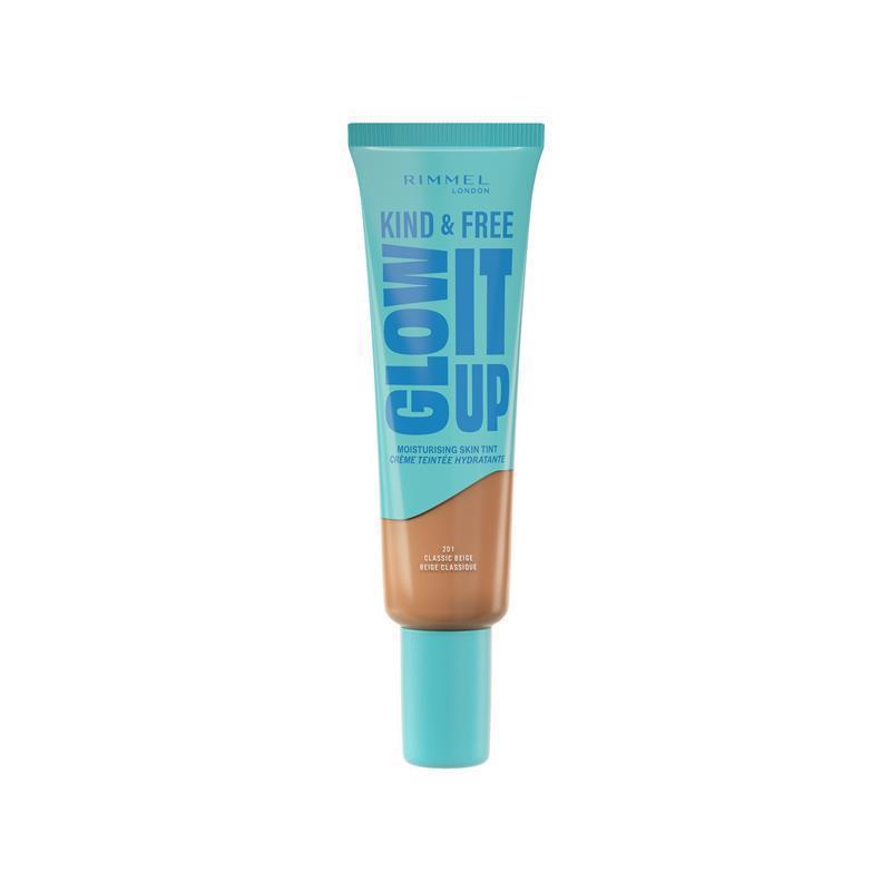 Rimmel Kind & Free Glow It Up Moisturising Skin Tint 201 Classic Beige