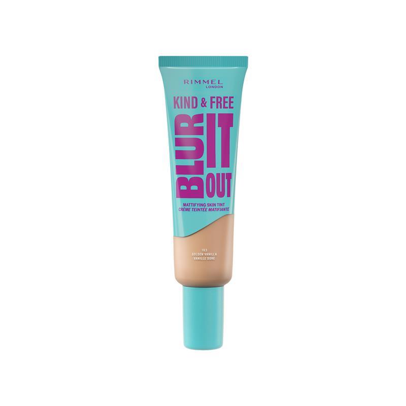 Rimmel Kind & Free Blur It Out Mattifying Skin Tint 163 Golden Vanilla