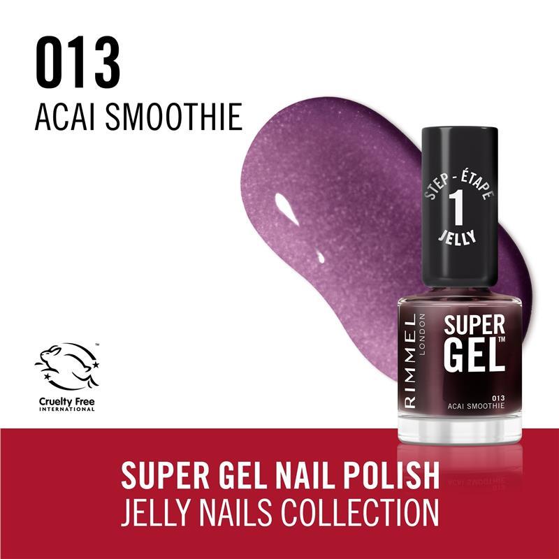 Rimmel Super Gel Nail Polish 13 Acai Smoothie