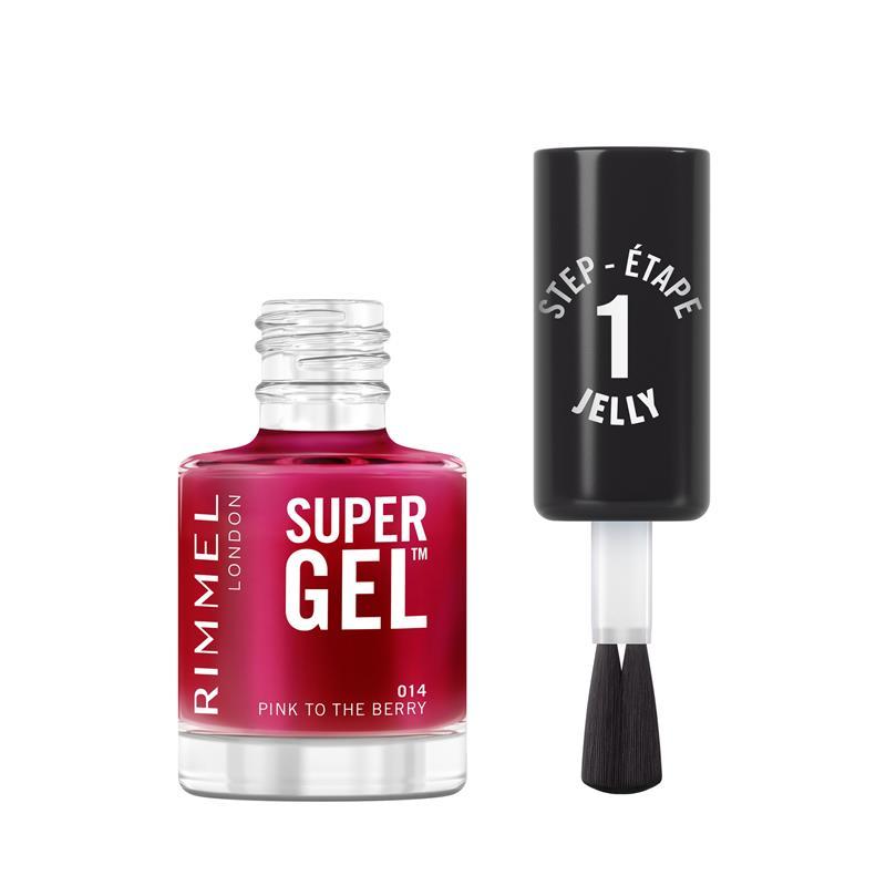 Rimmel Super Gel Nail Polish 14 Pink To The Berry