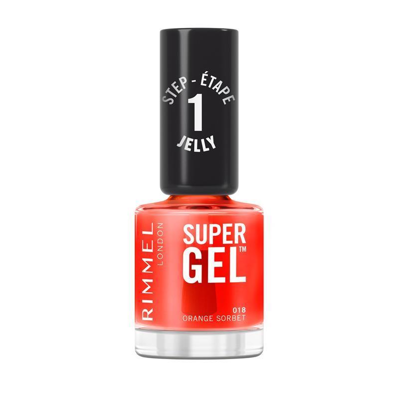 Rimmel Super Gel Nail Polish 18 Orange Sorbet
