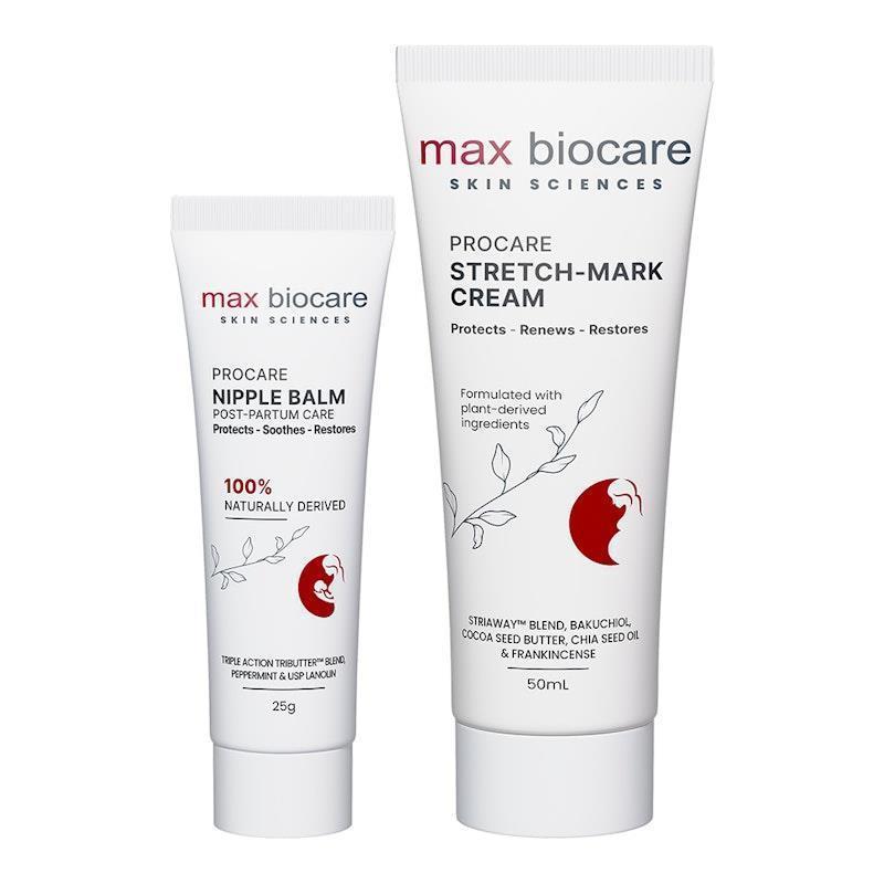 Max Biocare Procare Strech Mark Cream & Nipple Balm Set