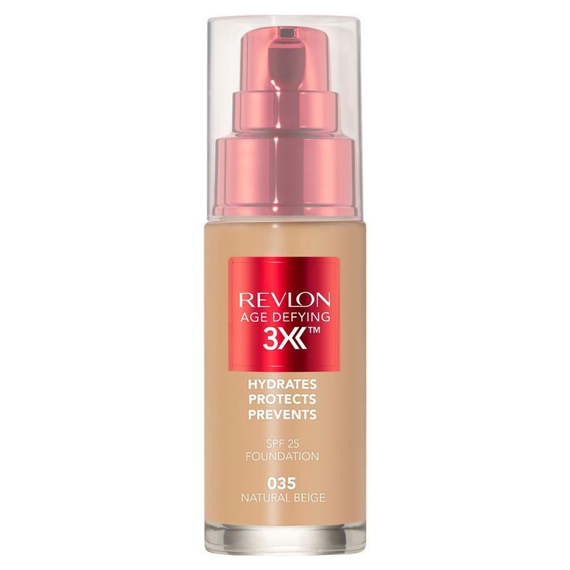 Revlon Age Defying 3X Foundation Natural Beige