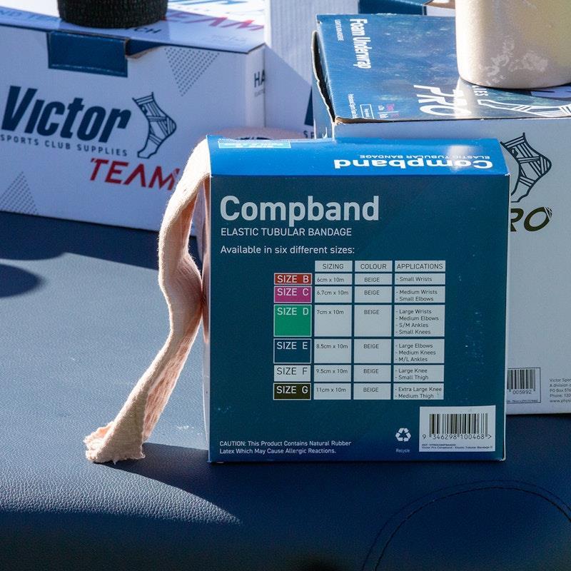 Victor Pro Compband - Elasticated Tubular Bandage Size G