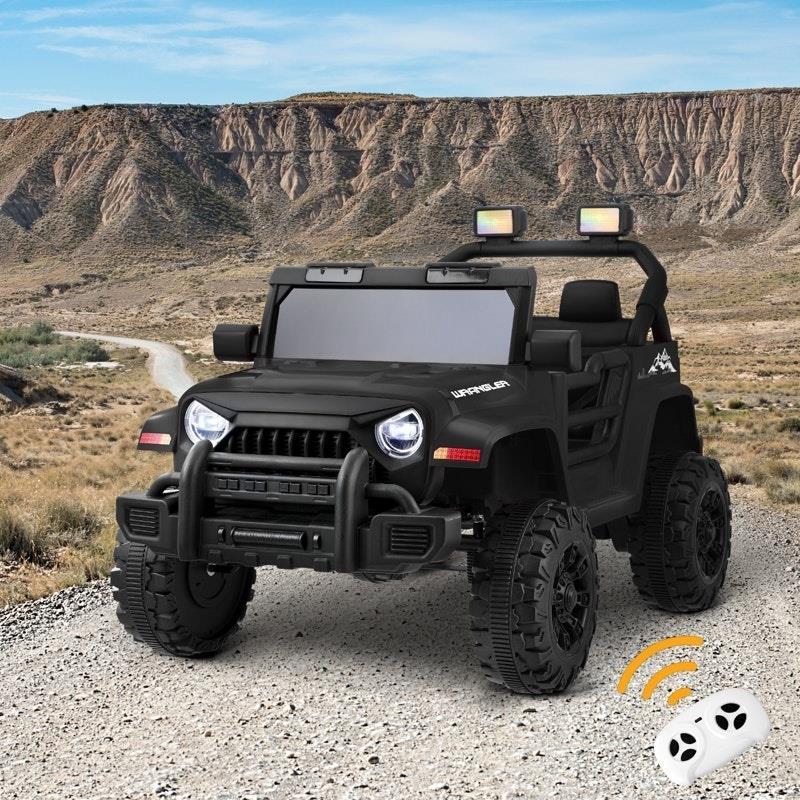 Mazam Kids Ride On Car Jeep 12V Electric Remote Control Toddler Toy Black