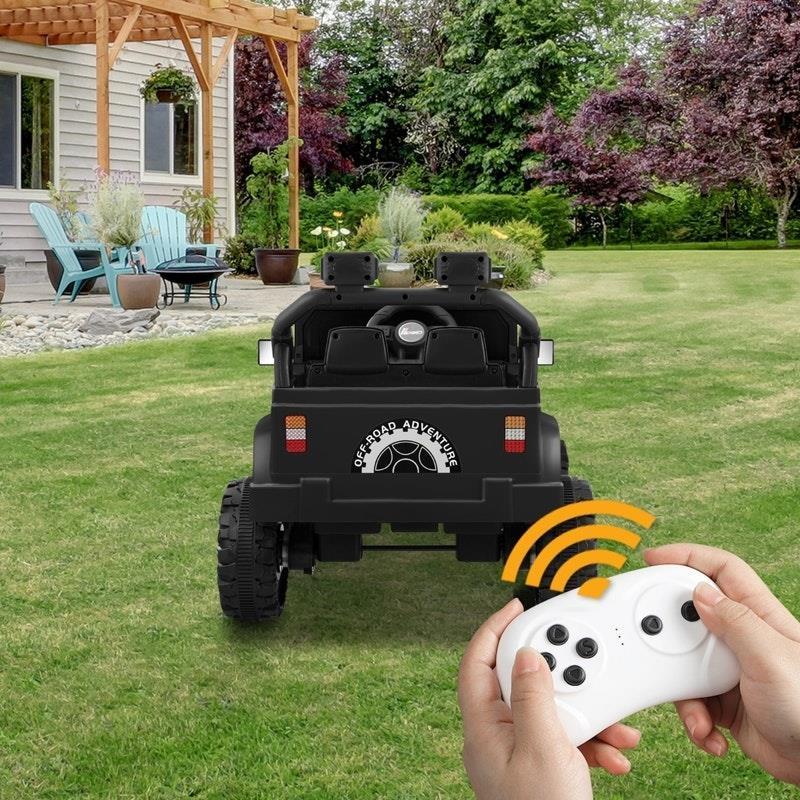 Mazam Kids Ride On Car Jeep 12V Electric Remote Control Toddler Toy Black