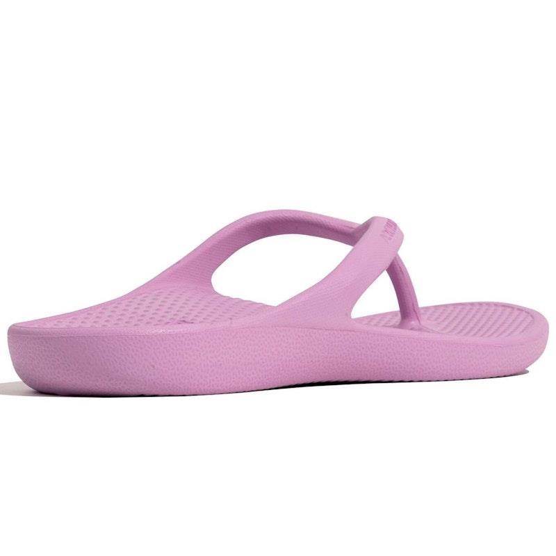 Archline Orthotic Foam Thongs Arch Support Flip Flops Orthopedic Rebound - Lilac Euro Size 36