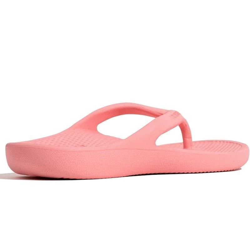 Archline Orthotic Foam Thongs Arch Support Flip Flops Orthopedic Rebound - Pink Euro Size 37