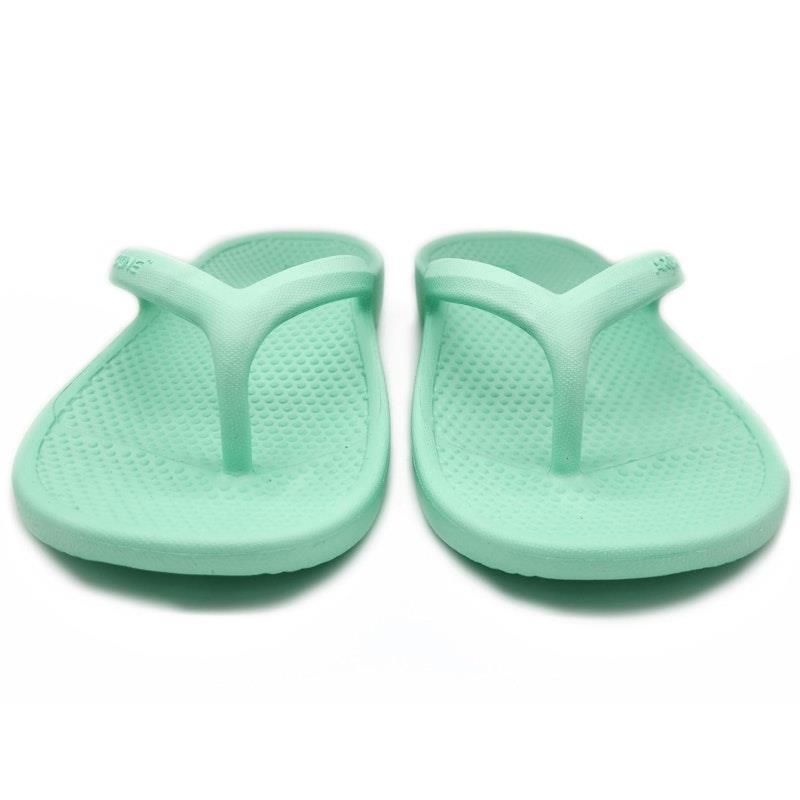 Archline Orthotic Foam Thongs Arch Support Flip Flops Orthopedic Rebound - Mint Green Euro Size 42