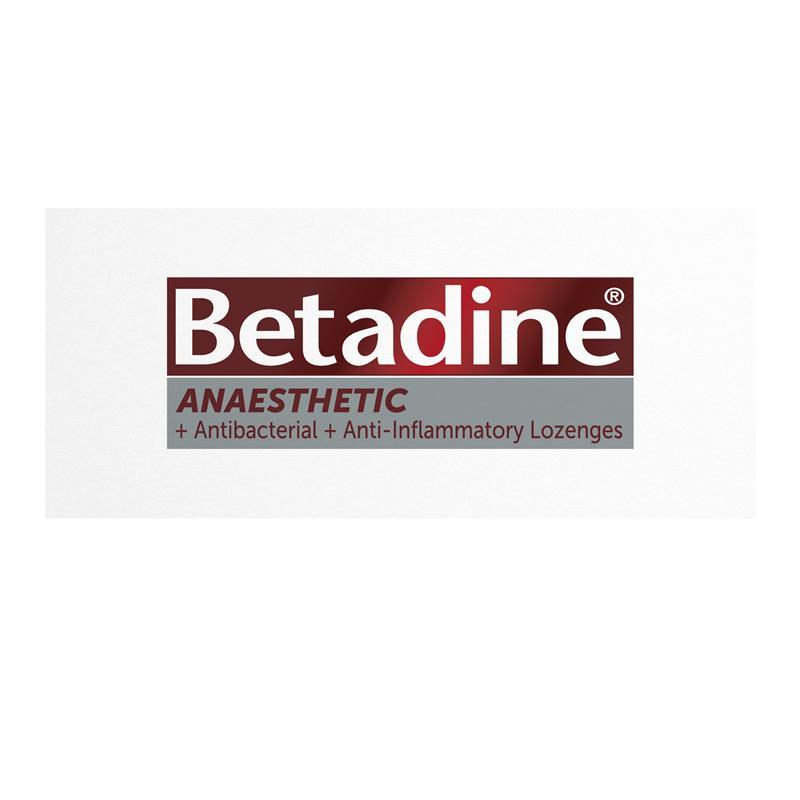 Betadine Sore Throat Anaesthetic Honey & Lemon 36 Lozenges