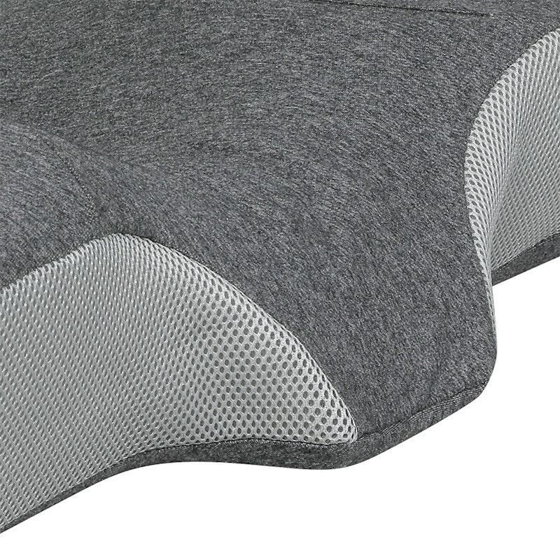 DreamZ Memory Foam Cervical Neck Pillow Grey