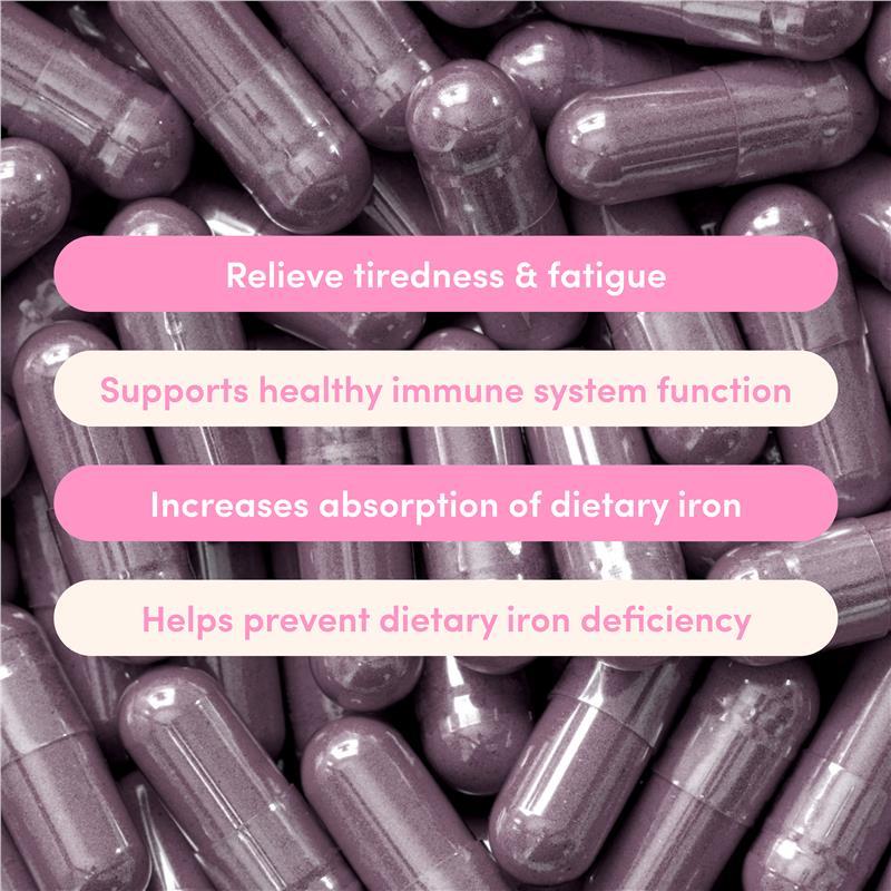 Eve Wellness A Juicy Dose Of Iron 30 Capsules