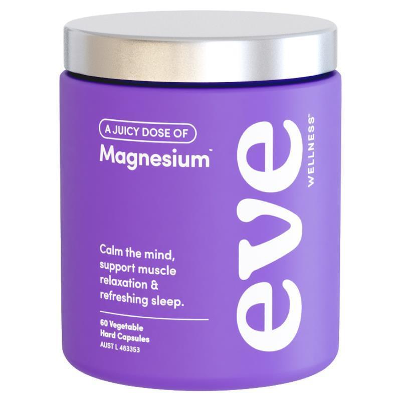 Eve Wellness A Juicy Dose Of Magnesium 60 Capsules
