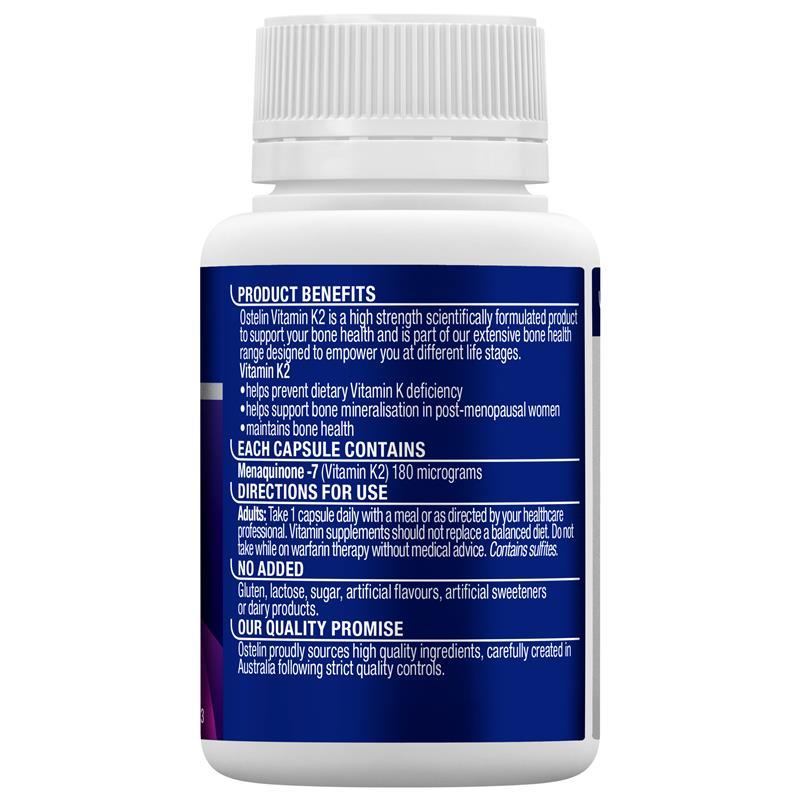 Ostelin Vitamin K2 120 Capsules Exclusive Size