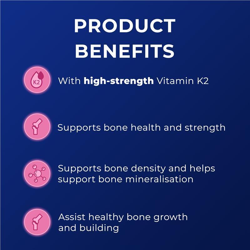Ostelin Vitamin D3 & K2 120 Capsules Exclusive Size