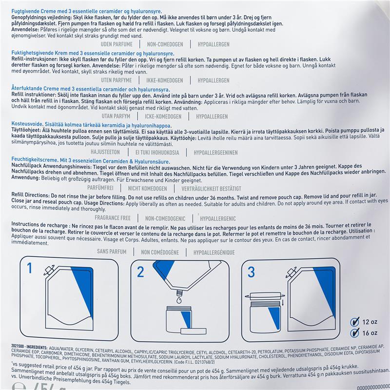 CeraVe Moisturising Cream Eco-Recharge Refill 473ml