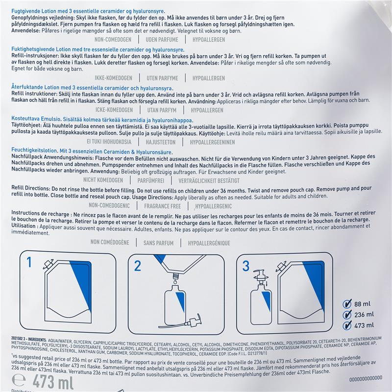 CeraVe Moisturising Lotion Eco-Recharge Refill 473ml