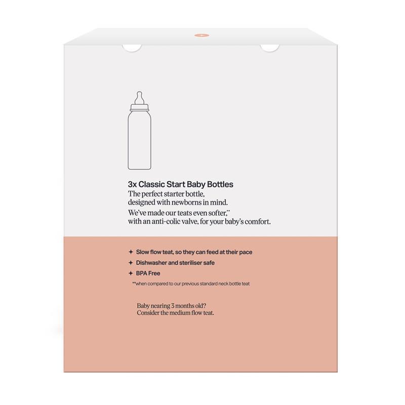 Tommee Tippee Classic Start Bottle 250ml 3 Pack