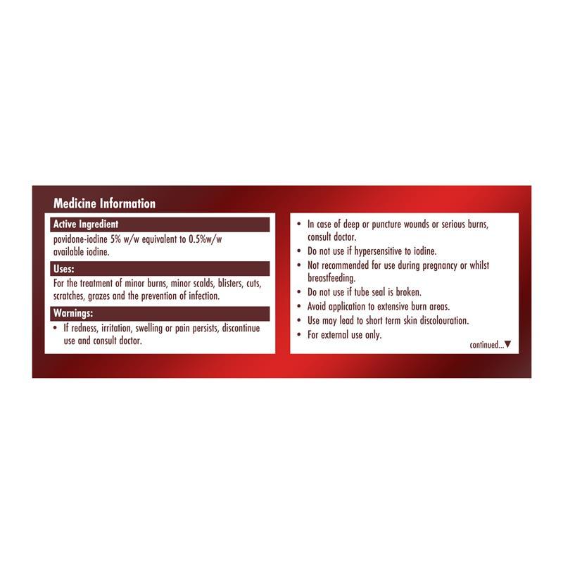 Betadine Antiseptic First Aid Cream 45g