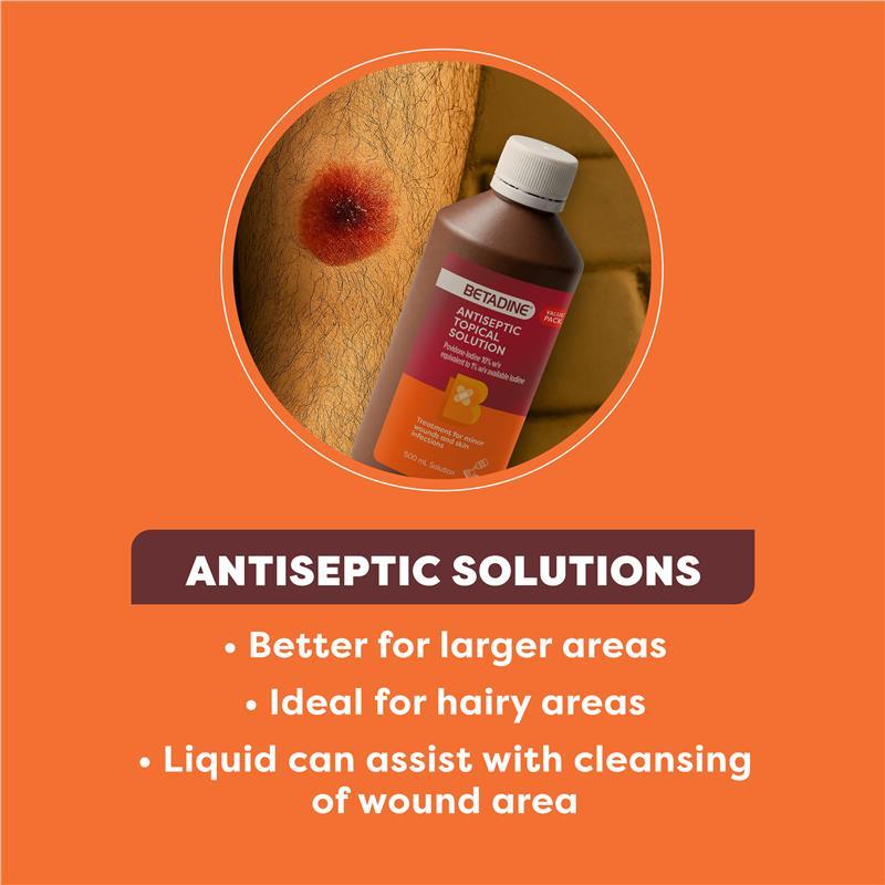 Betadine Antiseptic Topical Solution 500mL