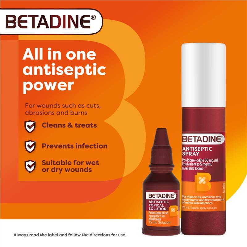 Betadine Antiseptic Topical Solution 500mL