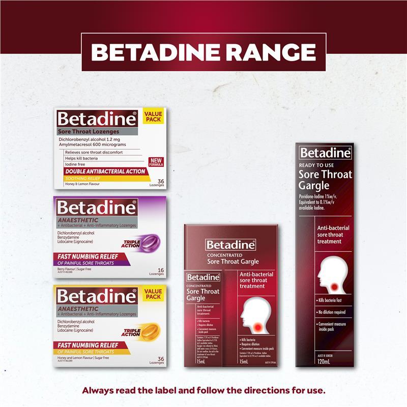 Betadine Sore Throat Ready To Use 200ml