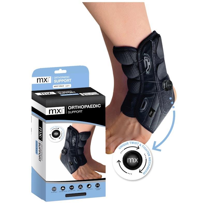 Mx Health Orthopaedic Adjustable Ankle Brace Left (Small/Medium)