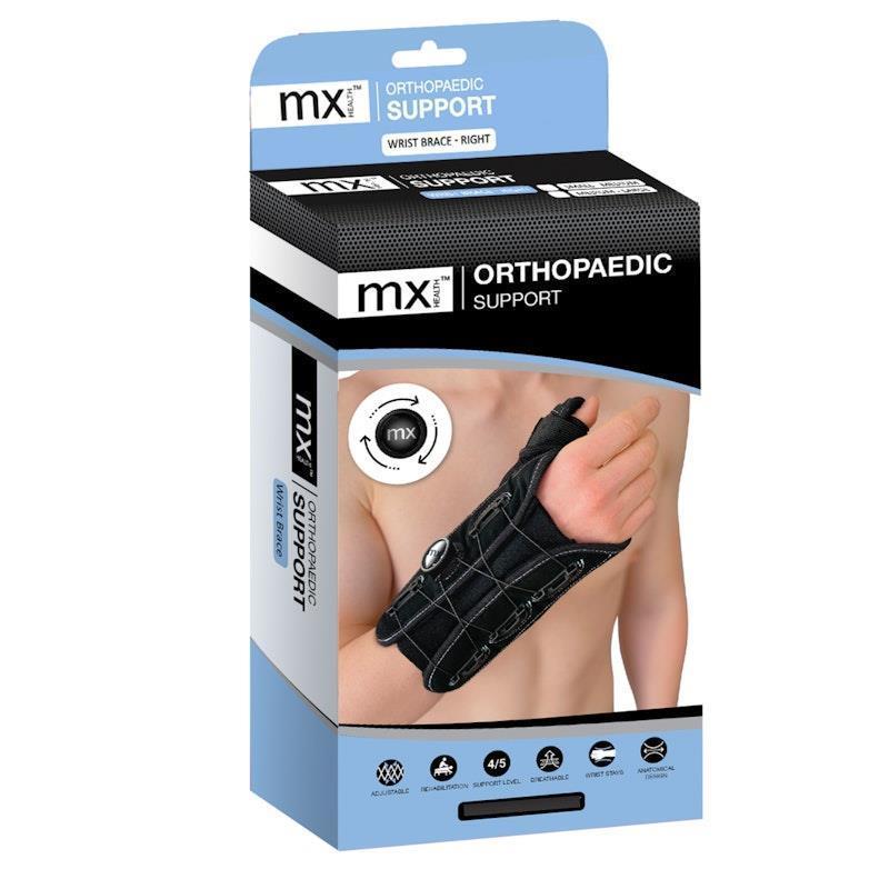 Mx Health Orthopaedic Adjustable Wrist Brace Right (Small/Medium)
