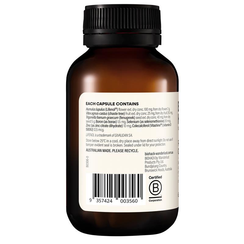 BioHack Wanderlust Female Longevity Complex 60 Capsules