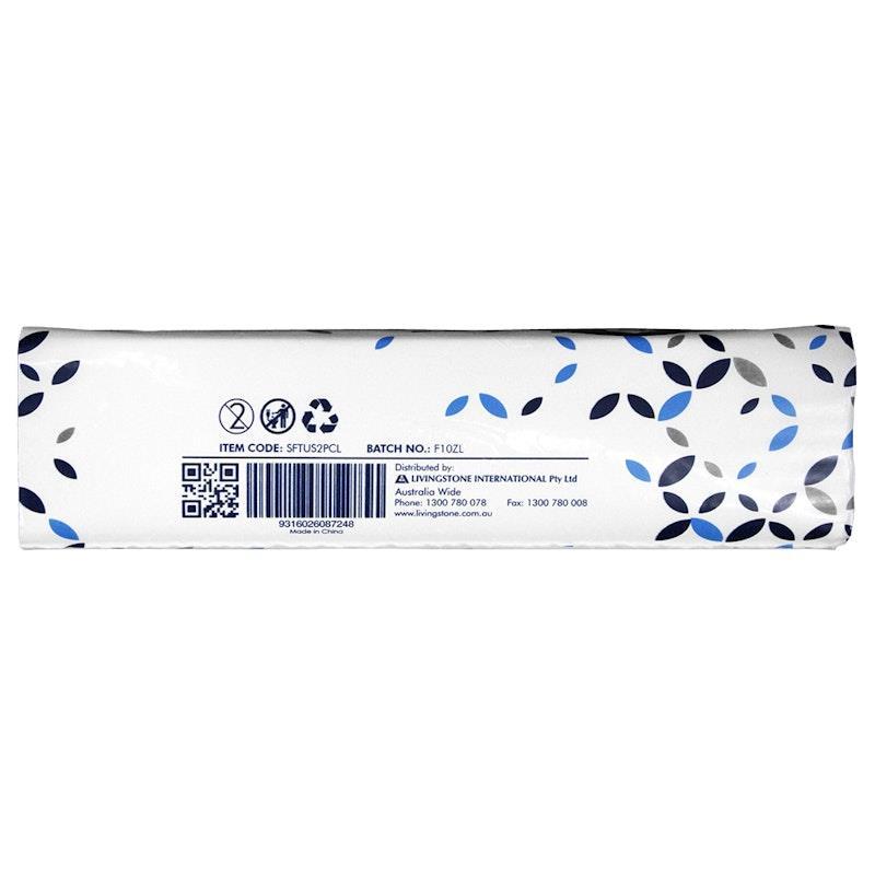 Sofeel Ultraslim Multifold Paper Towel 2-Ply 24 x 24cm Unbleached White 120 Sheets/Pack