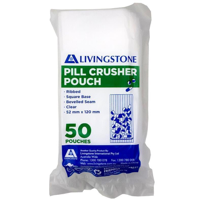 buy-livingstone-medicine-pill-crusher-pouch-ribbed-clear-52-x-120mm-50