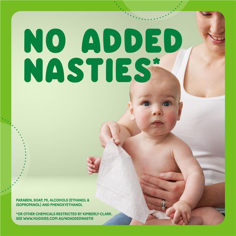 Huggies Thick Baby Wipes Cucumber & Aloe 400 Pack