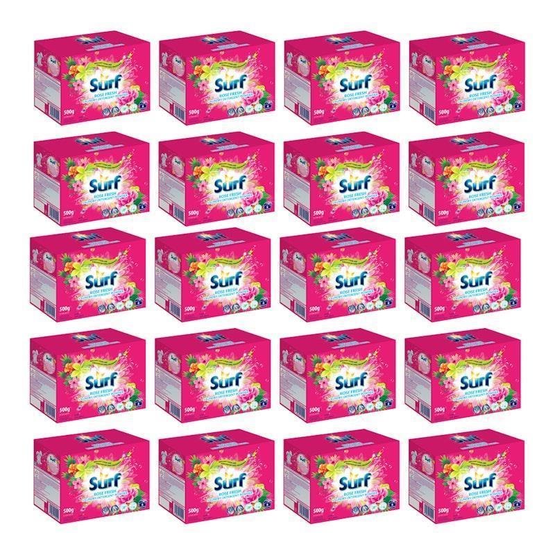 Surf 500g Laundry Detergent Powder Rose Fresh 20 Pack