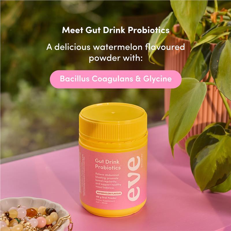 Eve Wellness Gut Drink Probiotics 187g Oral Powder