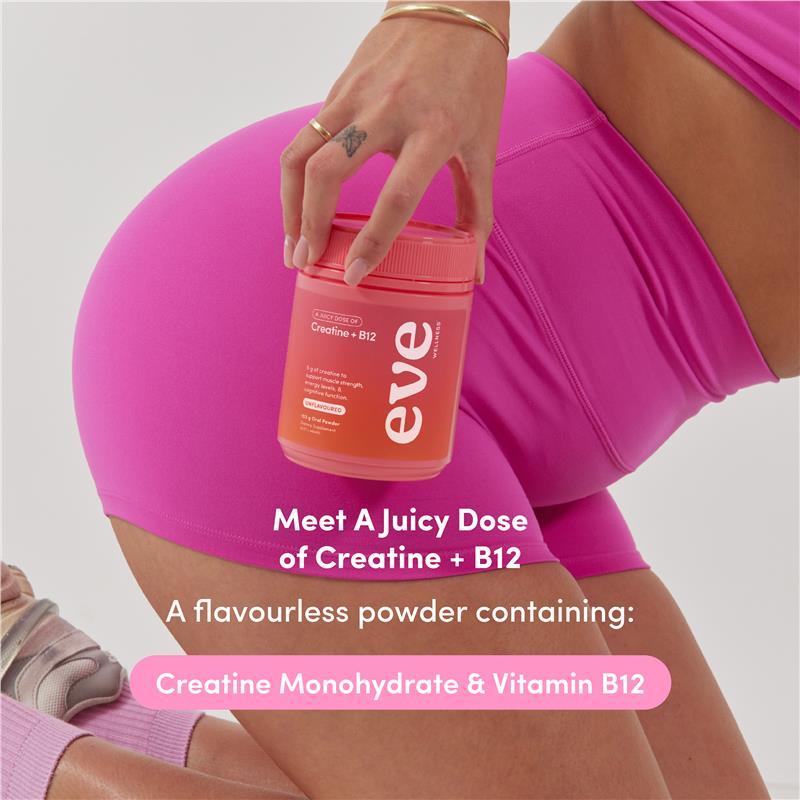 Eve Wellness A Juicy Dose of Creatine + B12 153g Oral Powder