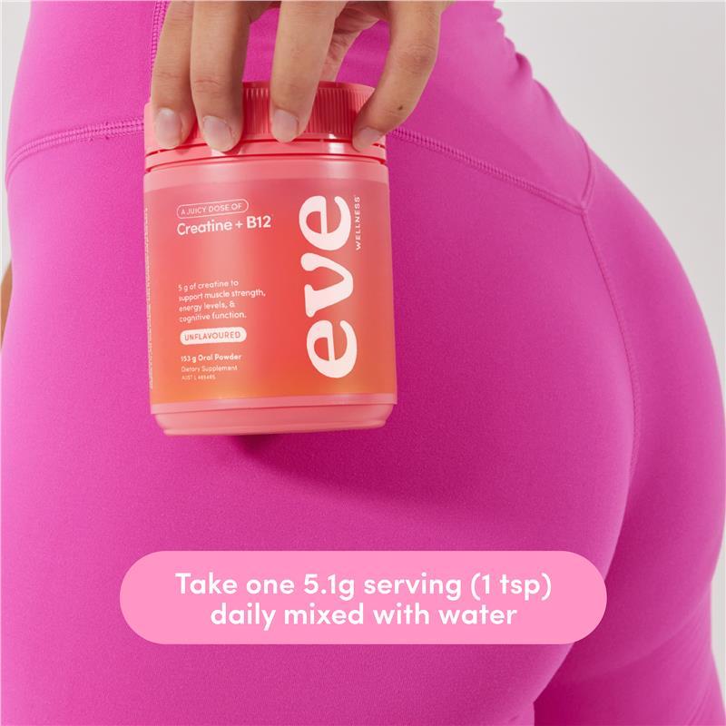 Eve Wellness A Juicy Dose of Creatine + B12 153g Oral Powder
