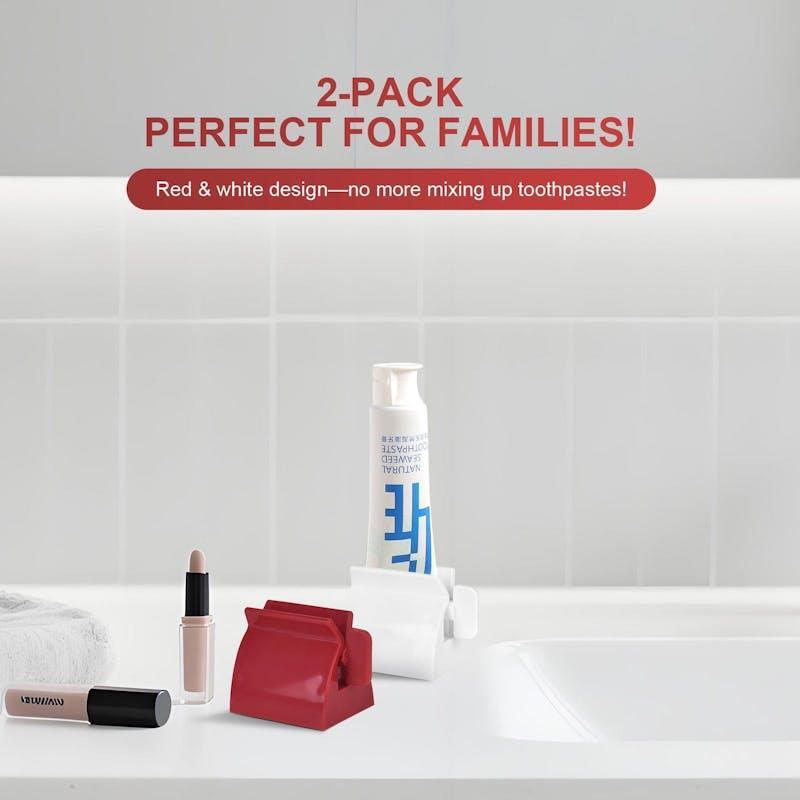 Living Today Toothpaste Rolling Dispensers Squeezer 2Pack