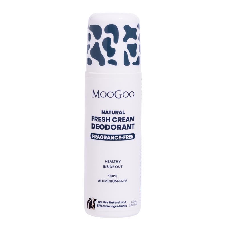 Moogoo Natural Fresh Cream Roll On Deodorant Sensitive Exclusive Size 115ml
