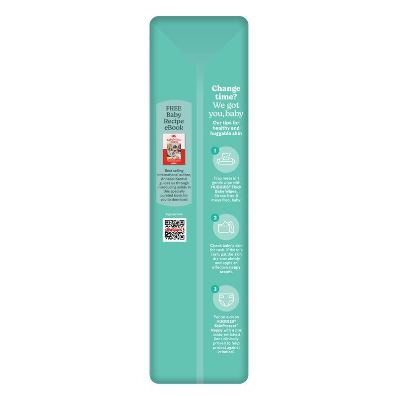 Huggies Skin Protect Nappies Size 3 (6-11 Kg)  74 Pack