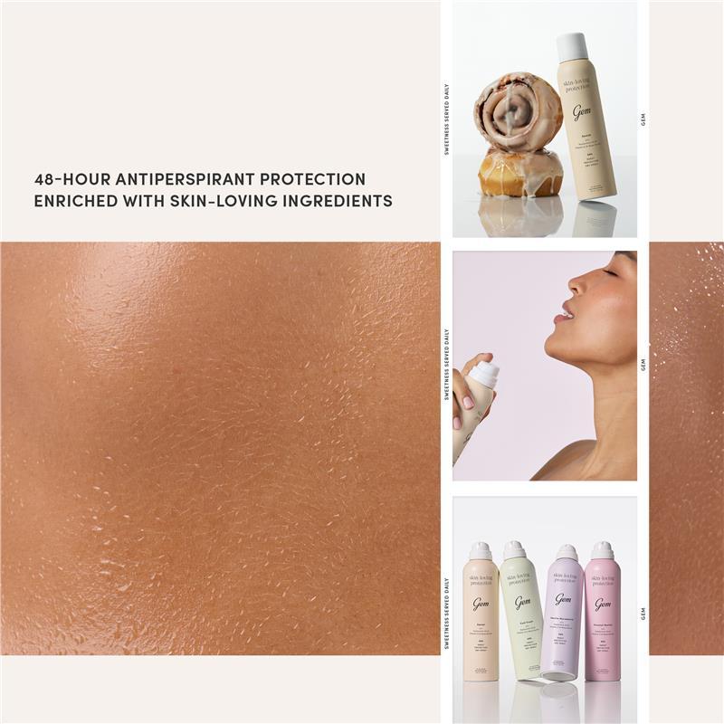 Gem Skin-Loving Antiperspirant Deodorant Aerosol Santal 207ml