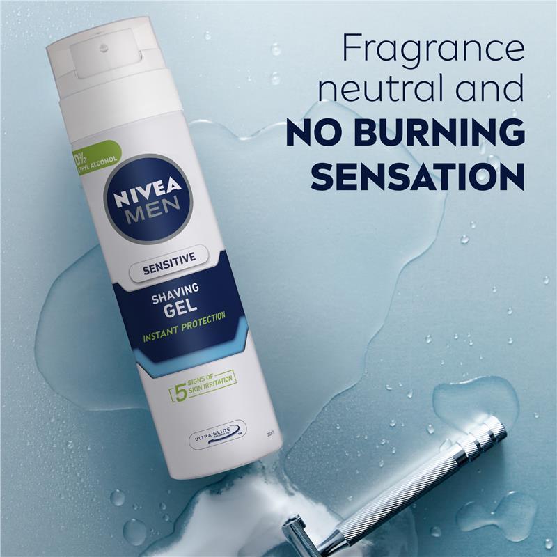 NIVEA Men Cleanse & Soothe - Sensitive Skin Trio Gift Bag 2025