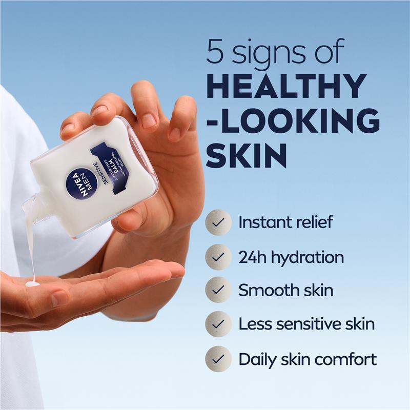 NIVEA Men Cleanse & Soothe - Sensitive Skin Trio Gift Bag 2025