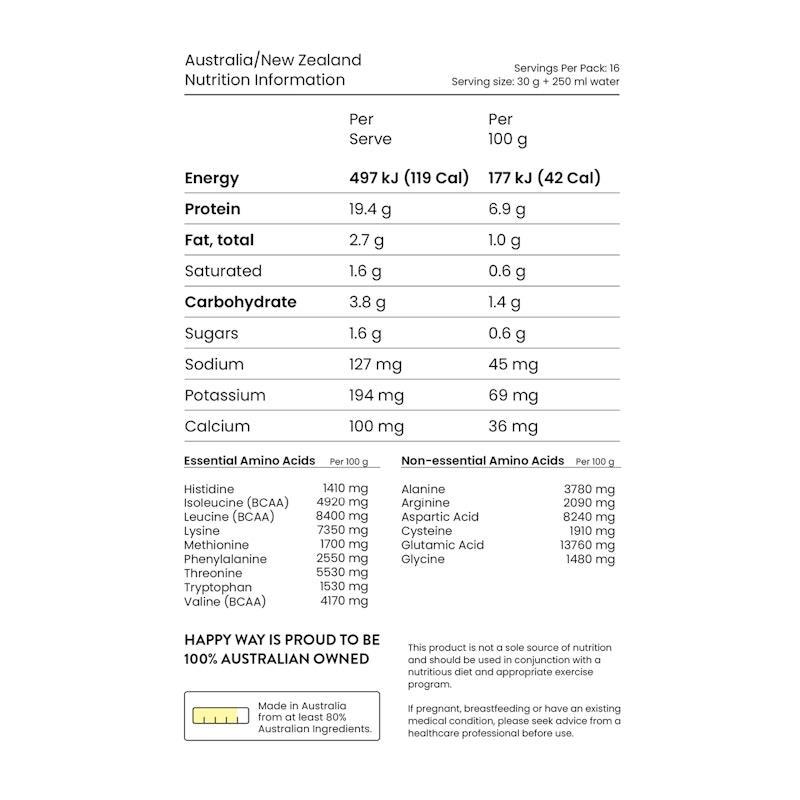 Happy Way Peanut Butter Whey Protein Powder 500g