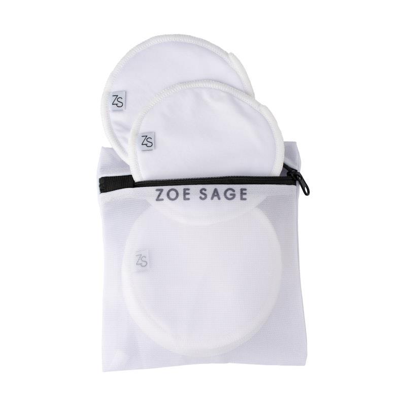 Zoe Sage Washable Bamboo Nursing Pads Silk 8Pack